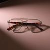 Retro Square Light Eyeglass Frame Women Men Transparent Unisex Glasses For Female Male