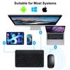 Hebrew Russian Korean Spanish Portable 10 Inch Wireless Keyboard and Mouse Set For iPad Samsung Huawei Tablet Laptop IOS Android