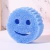 Douyin Smiley Magic Cleaning Sponge – Loofah-Style Honeycomb Kitchen Dish Sponge