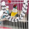 Sugar Glider Climbing Rope Thick Soft Hamster Swing Rope Braided with Hanging Lock Buckle Hanging Rat Toy Guinea Parrot