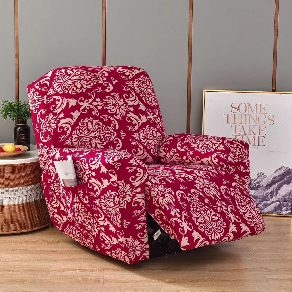 1PC Covers for Sofa Recliners, Pet Dog Kid Mat  Elastic Armchair Furniture Protector Washable Anti-slip Recliner Chair Cover