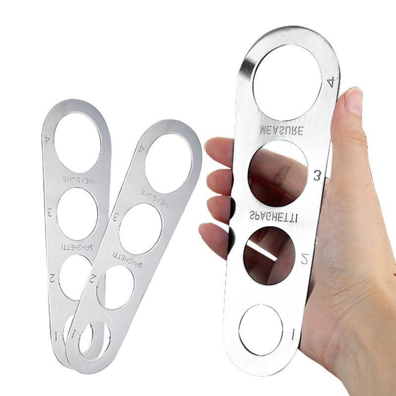 Stainless Steel 4-Hole Spaghetti Measurer Ruler