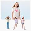 Balabala Girls' 2025 Summer Short Sleeve T-Shirt