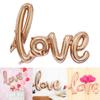 42" Rose Gold Script Love Letter Foil Balloon For Wedding Engagement Decor
