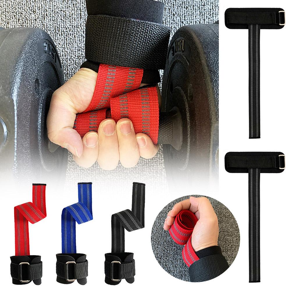 Silicone Weightlifting Straps Anti-Slip Lifting Wrist Wrist Crossfit Strength Grips Support Straps Hand Deadlifts Training
