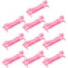 Klipsy zatrzymujące kapanie nr 7403A143/7403A289 - Klipsy mocujące do dachu samochodu - do Mitsubishi Outlander 2013-2023 Plastikowe Różowe - 10 szt.