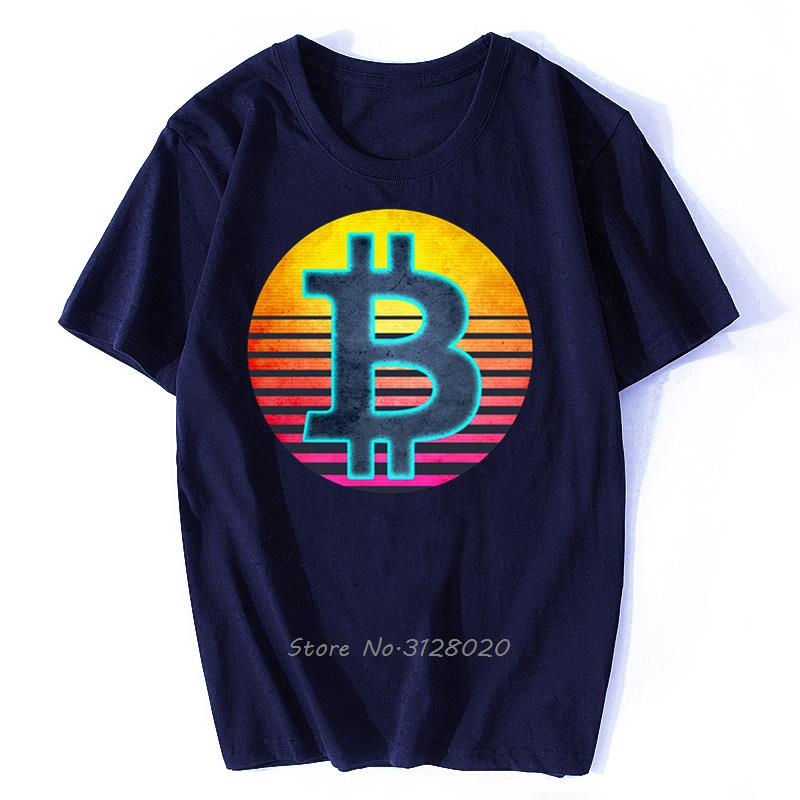 Bitcoin T-Shirt Kryptowährung Krypto Miner Bitcoin BTC Krypto Design T-Shirt Herren Bitcoin Münze T-Shirt Streetwear Harajuku T-Shirts
