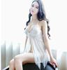 Babydoll Sexy Large Open Front [Loradouphi] Women's Lingerie, Sexy, Popular, Size, Sheer, Cute, See-Through, Fluffy, Fluttery, 20725white-M