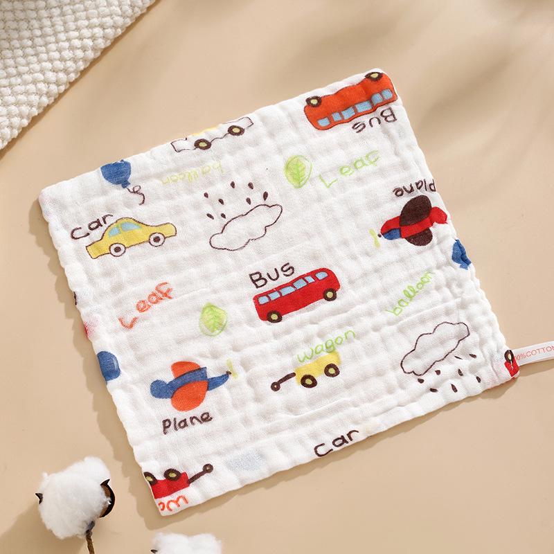 Six-Layer Pure Cotton Baby Bib & Towel Set