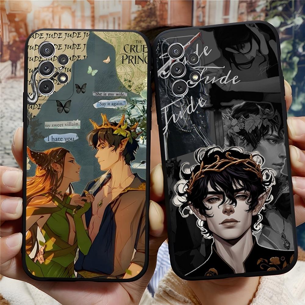 The Cruel Prince Jude And Cardan Phone Case for Samsung Galaxy S24 S23 S22 S20 S21 Ultra Fe Plus M54 A34 A54 A24 A52 A53 Coque