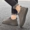 Brand Men's Casual New Leather Shoes for Men Non-slip Sports Shoes Comfortable Sneakers Male Flat Slip-on Casual Shoes
