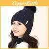 Luxurious Winter Fashion Knitted Hat Charm Women Adjustable Warm Woolen Hats For Cold Weather