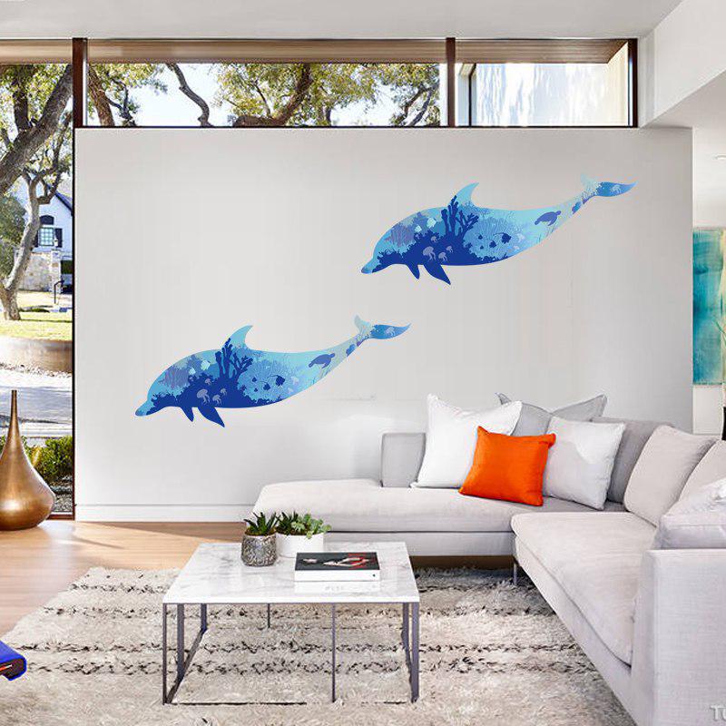US STOCK Wall decal Sticker Dolphin 3D living room Bathroom Lavatory Toilet US STOCK Wall decal Sticker Dolphin 3D living room Bathroom Lavatory Toilet