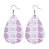 Summer Fashion Lightweight Faux Leather Earrings for Women Fruit Leaf Beach Teardrop Drop Dangle Earrings Jewelry Gift Wholesale