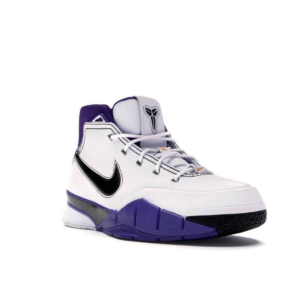 Nike Zoom Kobe 1 Protro 81 Points 2019 Men Sneakers White Black Court-Purple AQ2728-105