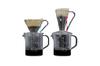 CAFEC Flower Dripper DEEP27 (FDD-27CB 1 Cup Clear Black)