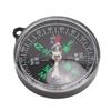 Portable Pocket Compass Classic Round Chassis Mini Button Compass for Outdoor Camping Hunting