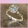 Elegant Women's Topaz Ring Featuring A Modern Geometric Design In Premium Quality Copper
