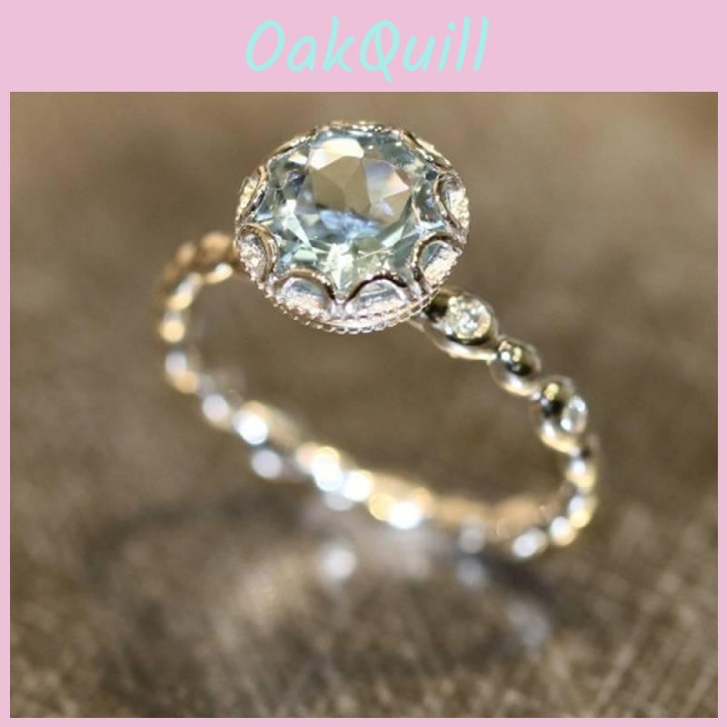 Elegant Women's Topaz Ring Featuring A Modern Geometric Design In Premium Quality Copper