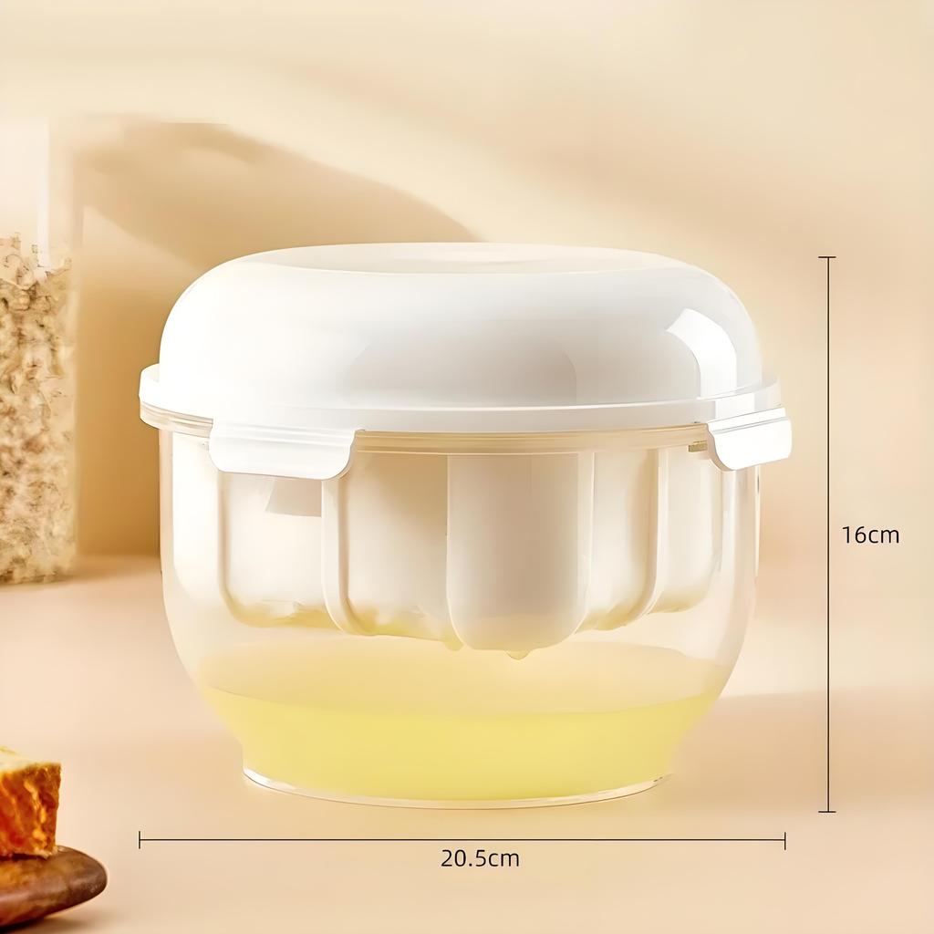 3-in-1 Yogurt Cheese & Soy Milk Maker - Reusable Stainless Steel Strainer with Quick Draining Mesh, DIY Kitchen Tool