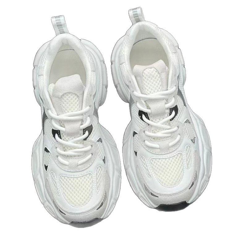 Atmungsaktive Dad-Schuhe mit Netzstoff, neue Herbst-Sub-Plateau-Freizeit-Sportschuhe