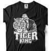 Tiger King Funny Free Joe Exotic Sketch Retro 80s T Shirt Wynnewood Exotic Park