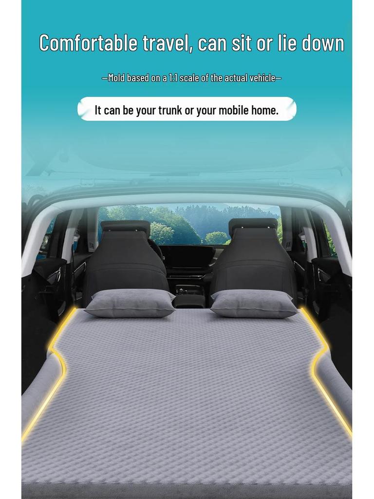 Buick E5 Car Rear Seat Inflatable Mattress - Trunk Bed & Sleeping Pad
