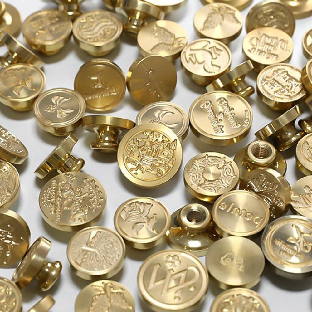 Antique Metal Wax Seal Stamp Replace Head Sealing Wax Stamp Replace Head  Scrapbook