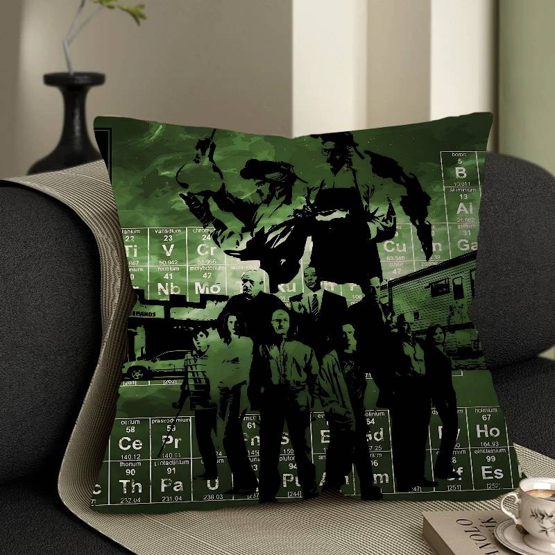 BBreaking Bad Cushion Cover Inches Farmhouse Decor Home Throw Pillow Covers For Couch Decorations