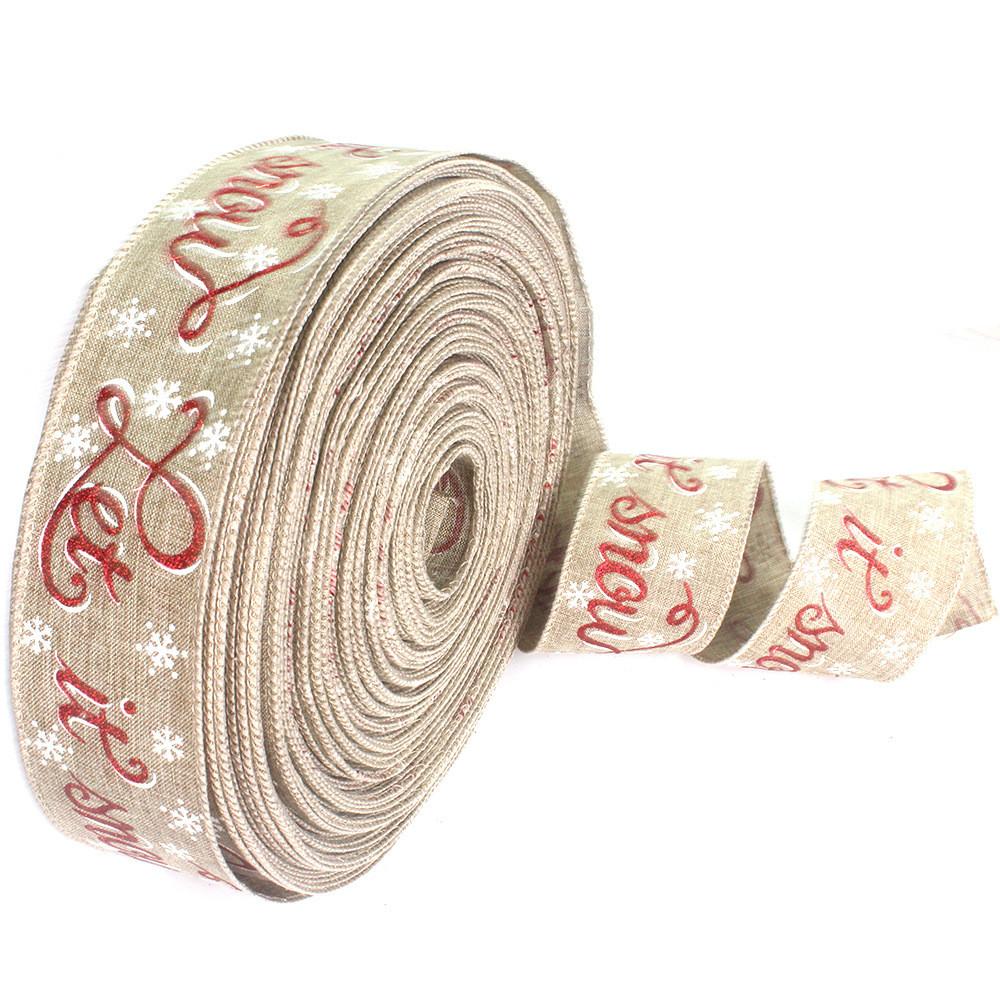 Stylish 2 Meter Christmas Ribbon For Elegant Diy Holiday Crafts And Decorations Festive