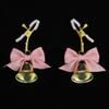 1Pairs Sexy Bow Adjustable Nipple Clamp Breast Small Bell Adult Teasing Sex Toys For Couples