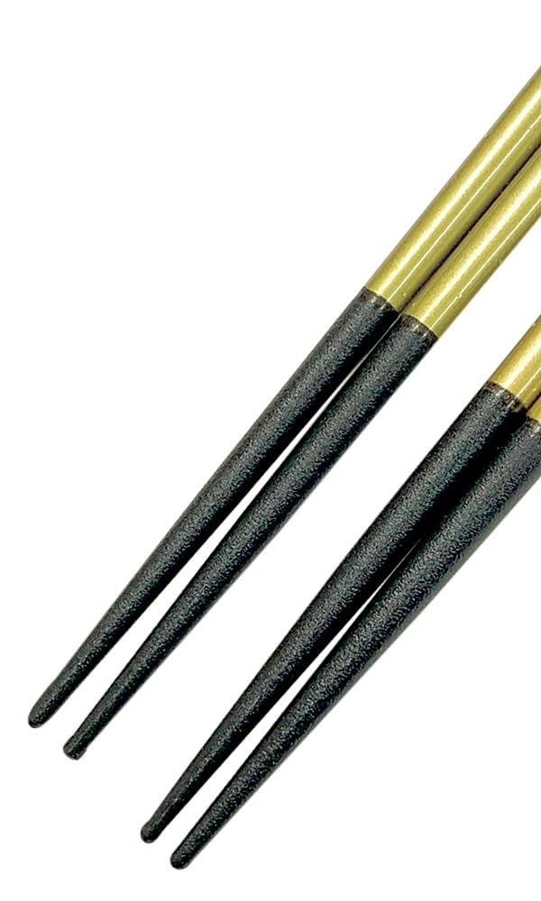 Couple Dishwasher with Paulownia Box and Wedding Golden Silver Wooden Pair Matching Chopsticks, Kinmaizakura, Black, Red, Safe, Wrapping, Anniversary,