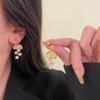 Ear Jewelry Bell Grape Shape Earrings French Style Elegant Earrings Pearl Drop Earrings  Party