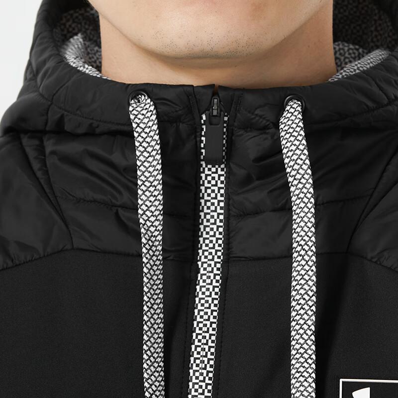 Under Armour Χαλαρό Παλτό με Κουκούλα Χοντρό Ζεστό Ανδρικά Μπουφάν Μαύρο 1368675-001