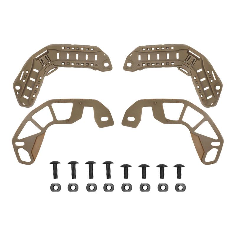 Helmet Rails Nylon 1 Pair with Mounting Screws Helmet Accessories