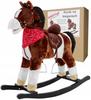 Singing Interactive Rocking Horse Dark Pony Rocking Horse Movement + Sounds