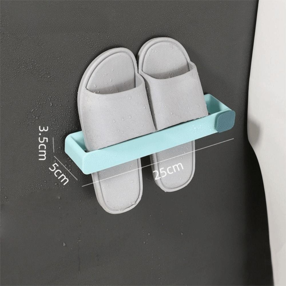 No Punching Bathroom Slipper Shelf Wall Mounted Flip Flop Shelf High Quality Shoe Rack