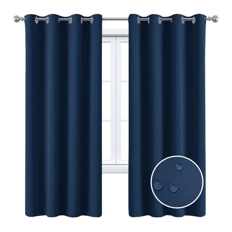

Outdoor Waterproof Sun Protection Blackout Curtain Privacy Curtain with Grommet Top for Balcony Porch Cabana Patio Decor 1pc-52x63in&Grommet Top&1 panel