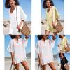 Beach Cover Up Dress With Tencel Blend Fabric For Summer Vacation Wear
