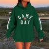 Hettegensere for kvinner Oversized gensere Langermet Uformell genser Hettegenser Topper