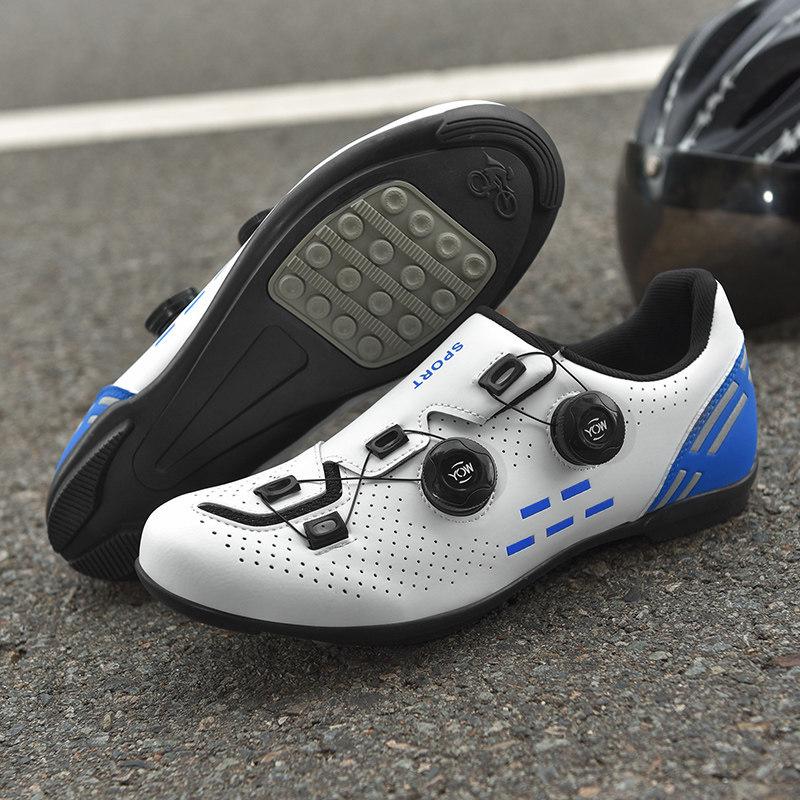 Professional Hard Sole Cycling Shoes for Men and Women - Non-Locking & Flat Pedal Options