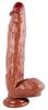 Realistic Dildo Simon 24 X 6cm Brown - Generic - XL Dildos - Width + 6cm