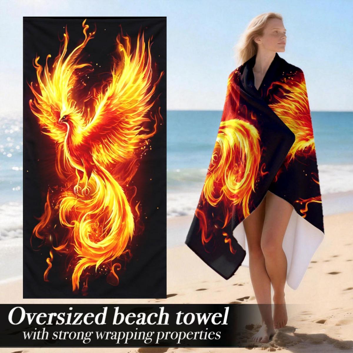 

Plush Absorbent Lightweight Soft Luxury Oversized Beach Towel | Microfiber Polyester, Strong Wrapping Properties, Suitable For B W40*H60(CM)