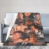 Jacob Elordi Actor Photo Collage Blankets Travel Office Flannel Throw Blanket For Outdoor Warm Soft Quality Bedspread Gift Idea