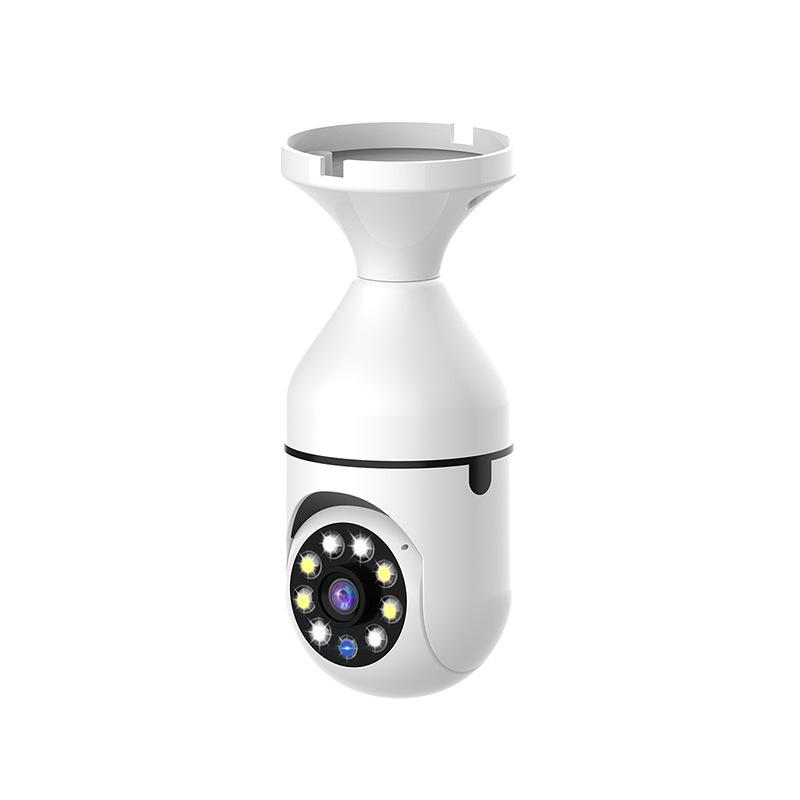 360° Wireless E27 Panoramic Bulb Camera with Night Vision - HD Smart Security