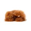 INJOI Alpaca Plush Toy, Fluffy and Cute, Handmade with Rare Natural Alpaca Fur, Perfect for Anniversaries and Special Occasions, As a Gift (15cm,