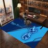 Tottenham Hotspur FC Custom Crystal Velvet Rug, Personalized Name Text Print, Football Logo Soft Non‑Slip Floor Mat Home Decor Gift