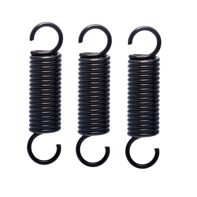 1.8mm-Open Hook Tension Spring Pullback Spring Coil Extension Spring Draught Spring 65Mn Steel
