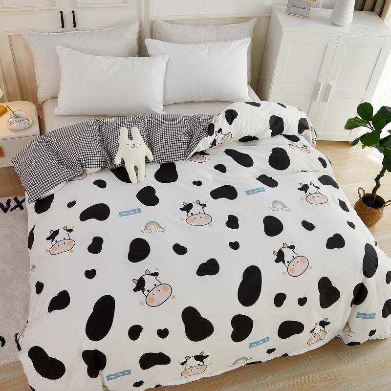 Cotton Quilt Cover Plus Size Double Comfortable Quilt Cover Cartoon Single Quilt Cover Bedding