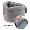 Cervical Collar Neck Support Brace Breathable Cotton Cover for Cervical Pain Relief Airplane Travel Nap Home Office Use